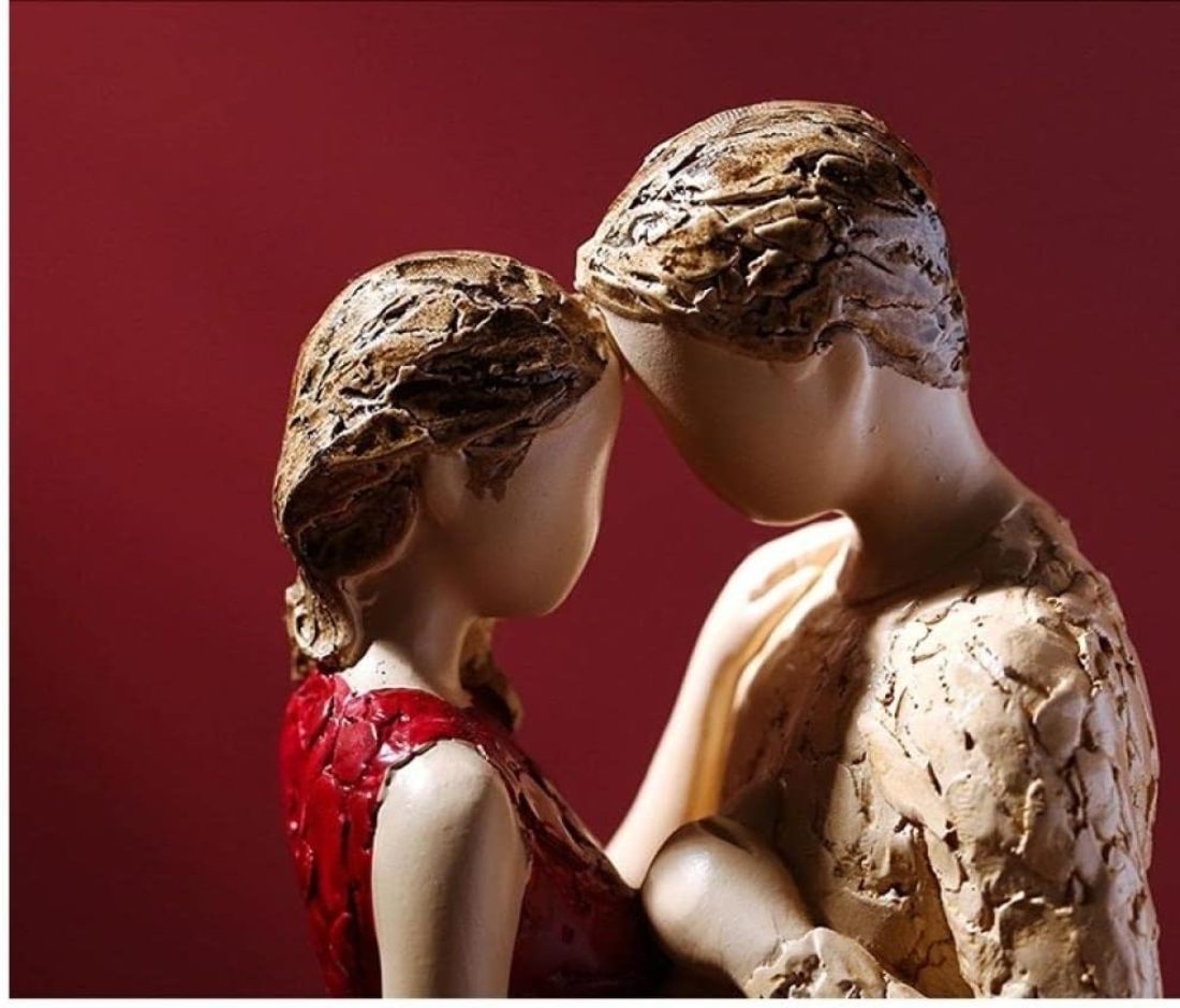 Polyresin Dancing Couple Idol Statue Showpiece for Home Decor Decoration and Gifting (1 Piece, 9270) Multi Colour-Sweet, Toy Figure (JCHD011-DANCING COUPLE 0 NO_Free) - Image 3