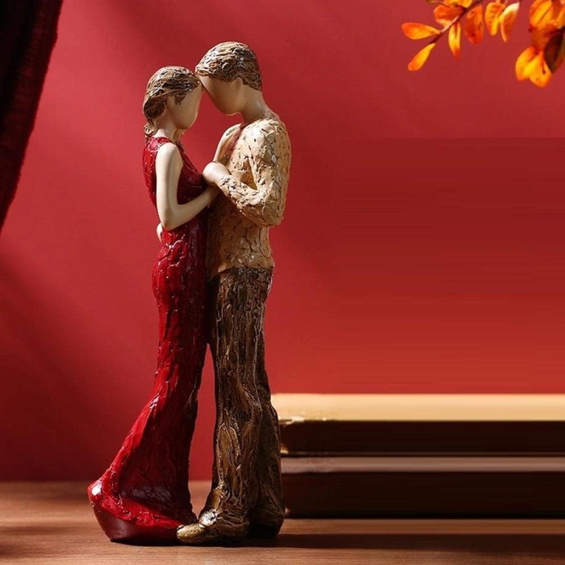 Polyresin Dancing Couple Idol Statue Showpiece for Home Decor Decoration and Gifting (1 Piece, 9270) Multi Colour-Sweet, Toy Figure (JCHD011-DANCING COUPLE 0 NO_Free) - Image 5
