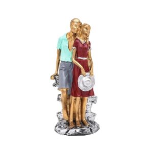 Couple Statue/Decor Gift Art Showpiece/Sculpture/Idols/Figurines (red) (JCHD021-HAT COUPLE_Free)
