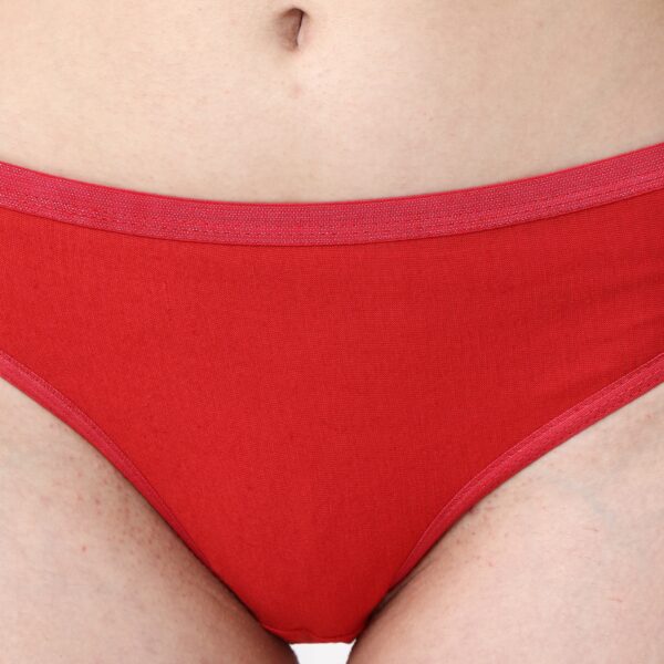 PACK OF 3 Women Cotton Full Coverage Non Padded Daily Use Bra & Pantie Lingerie Set for Women and Girls, Women Sexy Lingerie Set for Honymoon Sex Panty Set, Underwired Bridal Lace Bra and Panty Set, Swimwear Bikini Bra Panty Lingerie Set, (Red Maroon Pink)-DSBP001-P3_RED MAROON PINK - Image 6