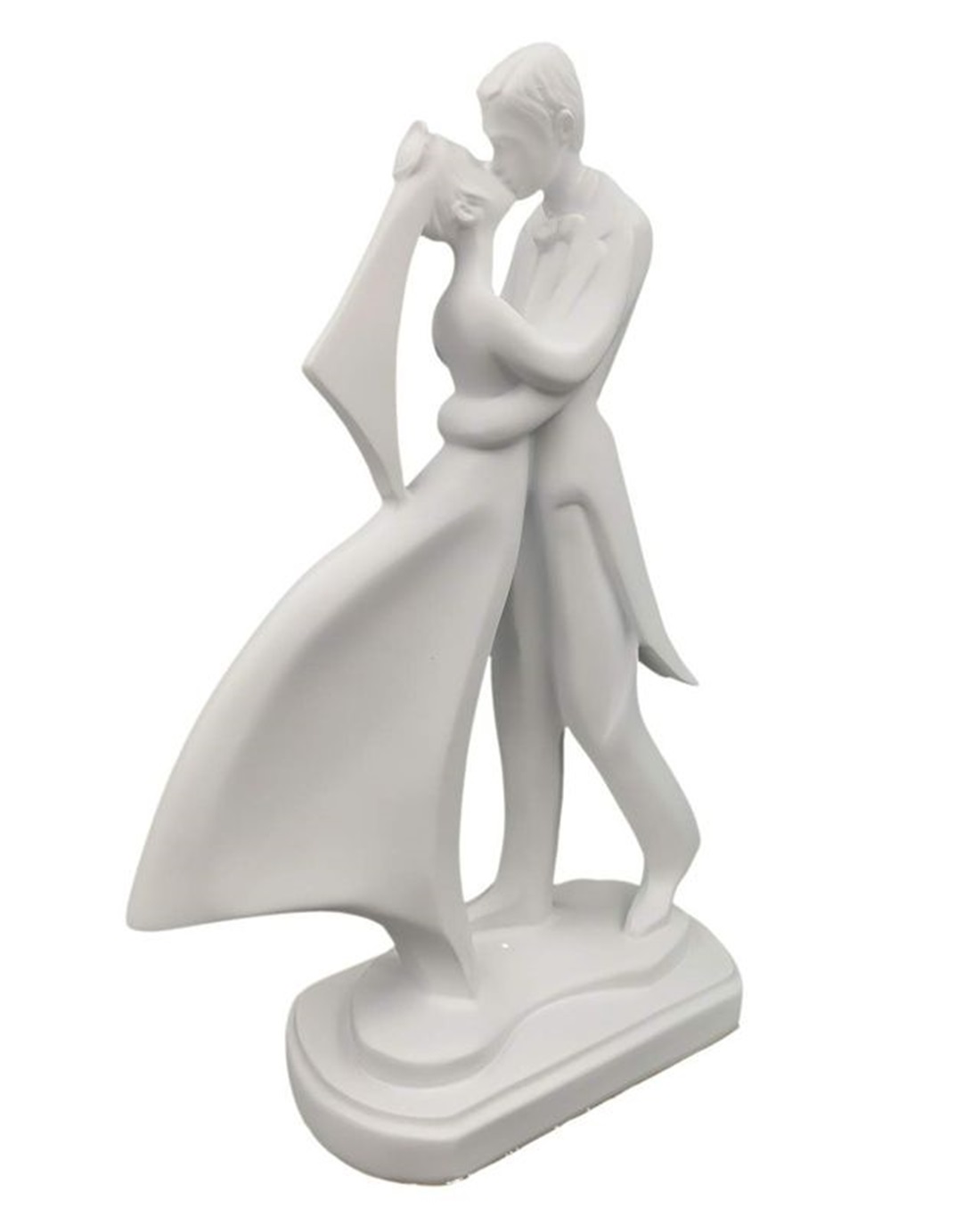 Couple Showpiece for Home & Living Room Decor Best Gift for Anniversary Weddings Diwali Decoration Items for Home decor-30 CM (Model-Couple) (SD-024-KISSING COUPLE 2) - Image 3