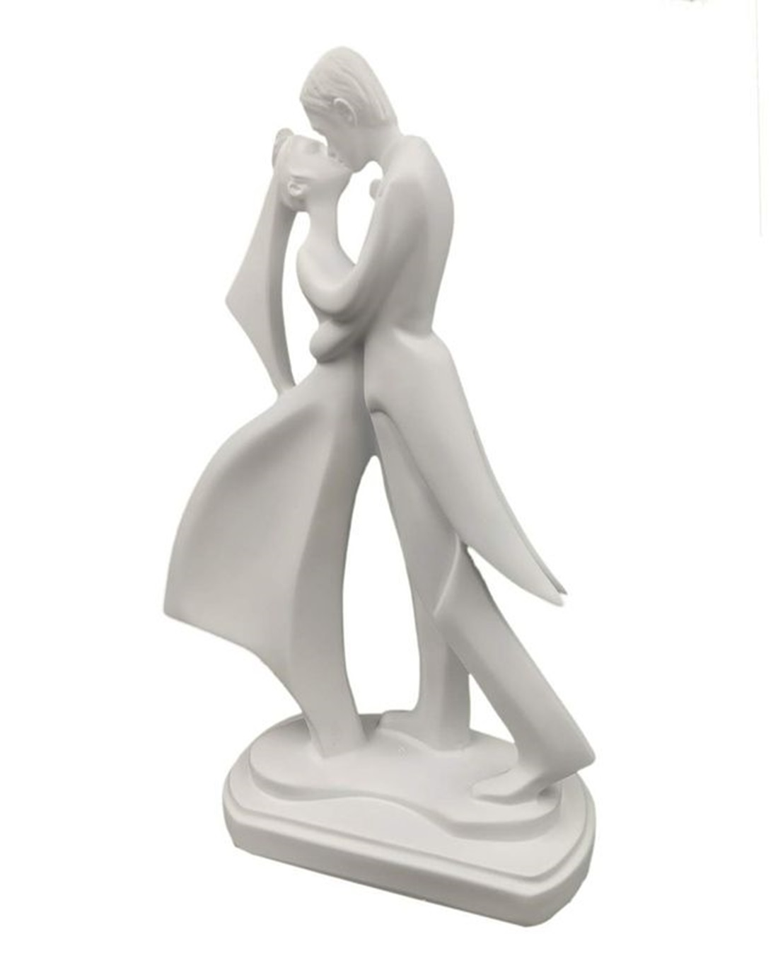 Couple Showpiece for Home & Living Room Decor Best Gift for Anniversary Weddings Diwali Decoration Items for Home decor-30 CM (Model-Couple) (SD-024-KISSING COUPLE 2) - Image 4