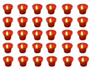 30 Pcs Water Sensor Light Diya Led Light Diya Diwali Purpose Floating Candles for Home Decor Festivals Decoration Diwali Lights Water Activated (Pack of 5) SD016-DIYA (P5))