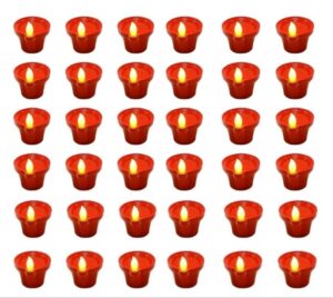36 Pcs Water Sensor Light Diya Led Light Diya Diwali Purpose Floating Candles for Home Decor Festivals Decoration Diwali Lights Water Activated (Pack of 6) SD016-DIYA (P6))