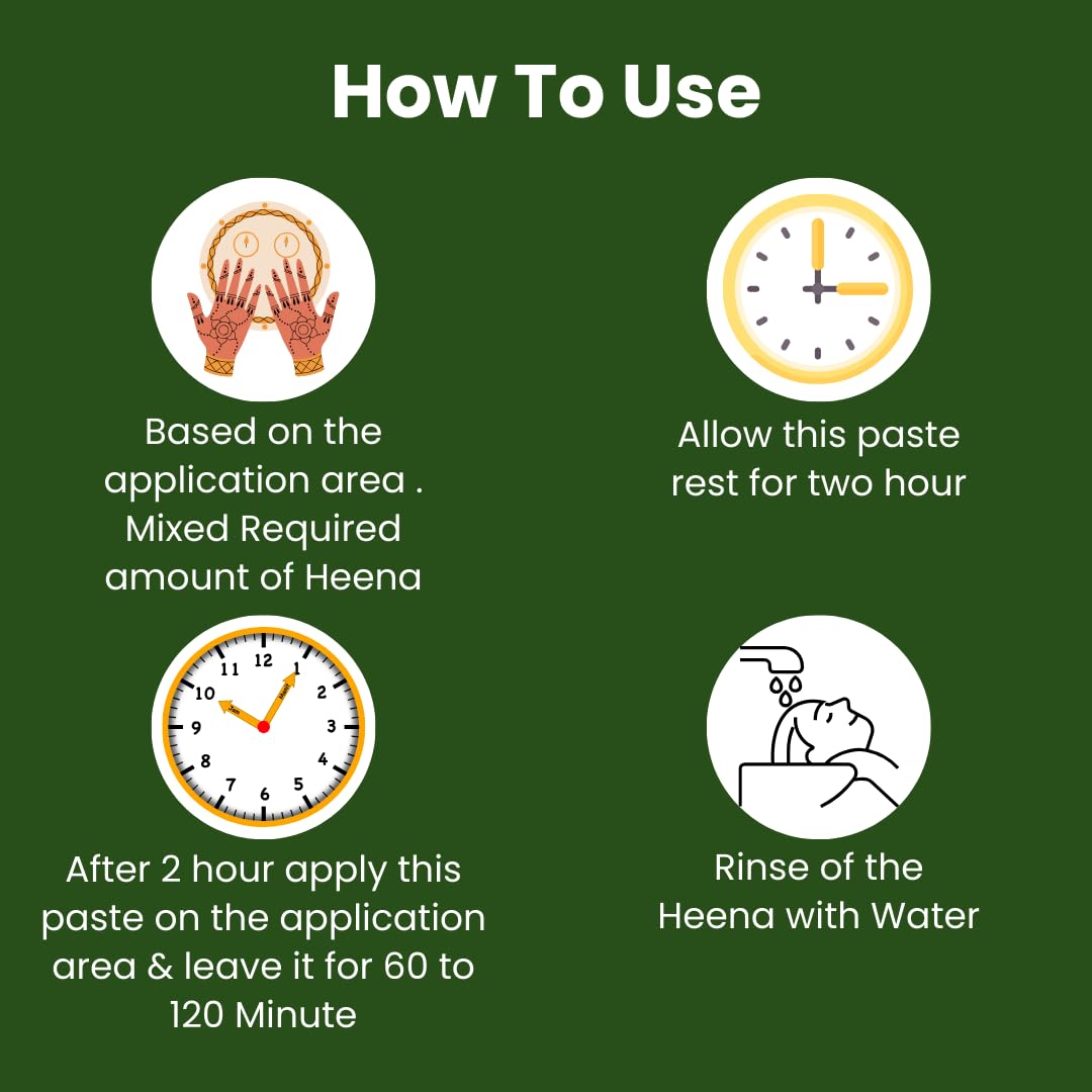 Botania Naturals Care From Nature Organic Henna Powder For Hair Colour and Growth, 200g - (Brown) - Image 5