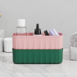 DropShopee Innerwear Organizer For Wardrobe - Socks, Undergarments, MakeUp, Ties, Cosmetics, Scarves Organizer For Wardrobe Closet Storage Dividers for Household (Set of 2) (SL004-BIG SOCKS TRAY (Set of-2)