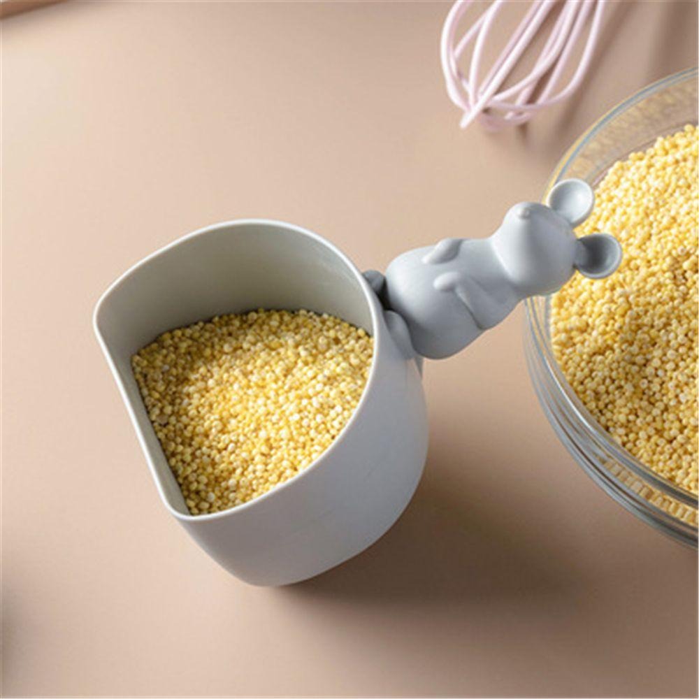 DropShopee Rice Lentil Measuring Cup | Cute Dal Scoop Spoon for Kitchen Storage Jar | Compact Dry Food Scoop with Handle | Small Grain Dispenser for Home Use - Set of 3 (SL014-MEASURING CUP) - Image 5