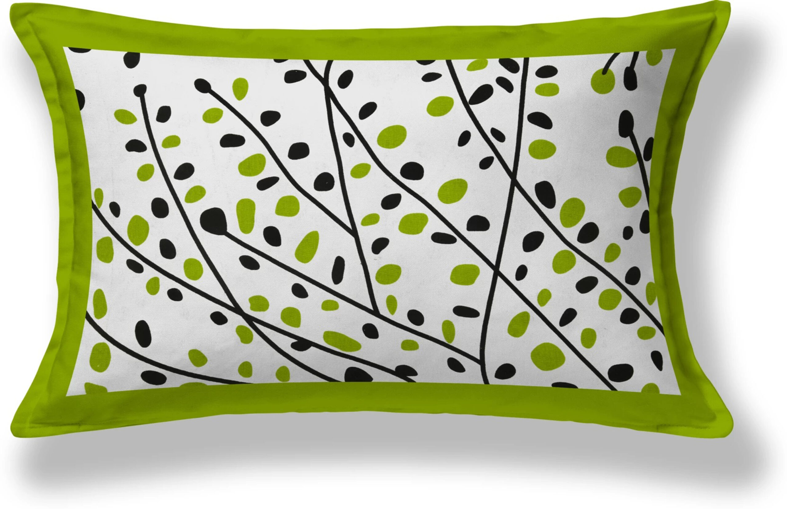 Rajasthani Jaipuri Traditional Sanganeri Angoor Print 100% Cotton Single Size Bedsheet with one Pillow Covers (Green) (MD1010-BST SIN-Angoor_Green) - Image 3