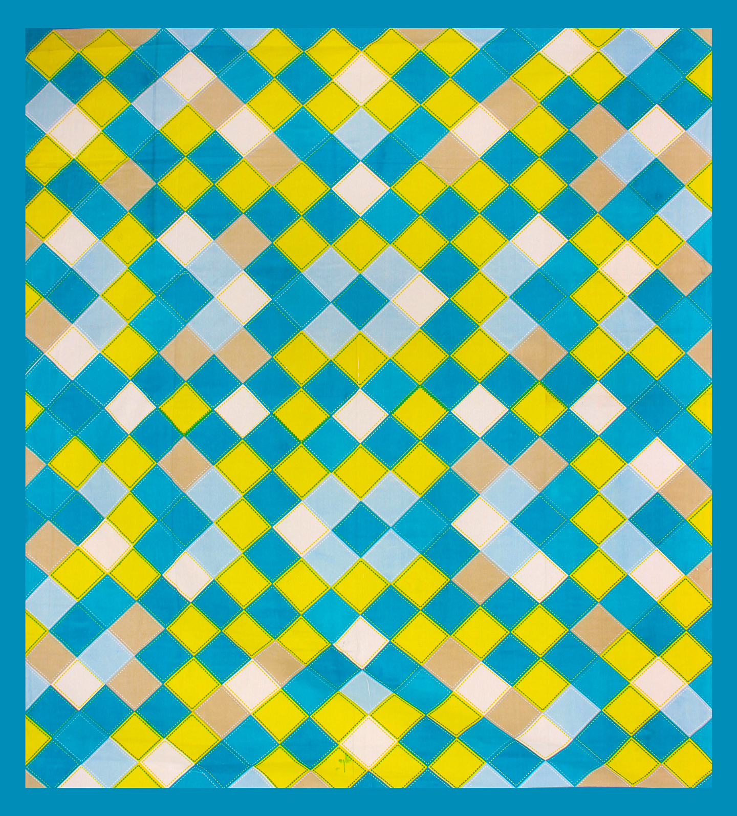 Rajasthani Jaipuri Traditional Sanganeri AhemdabadiChokda Print 100% Cotton Double Size Bedsheet with Two Pillow Covers (Seagreen) (MD1017-BST DBL AhemdabadiChokda_SeaGreen) - Image 2