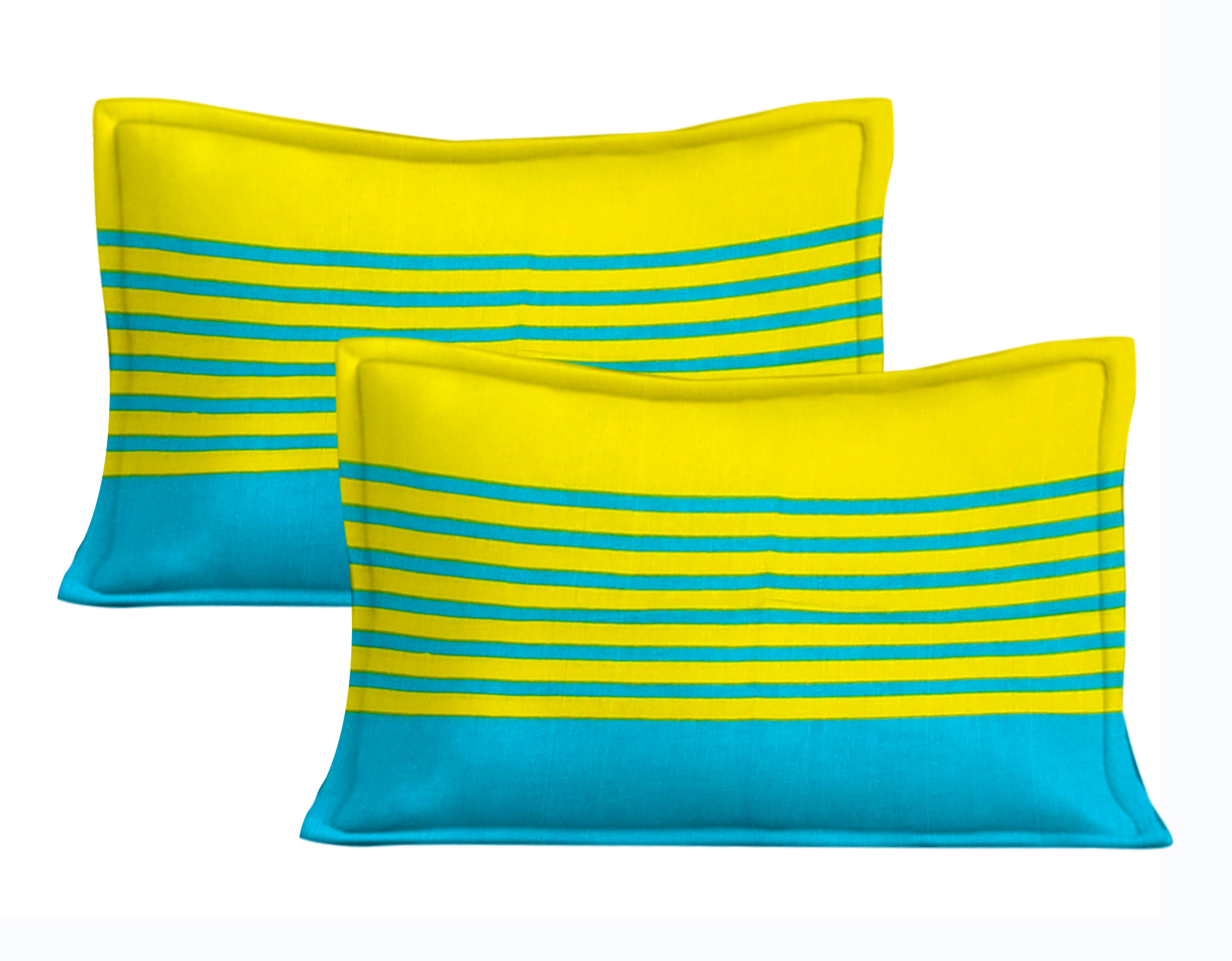 Rajasthani Jaipuri Traditional Sanganeri AhemdabadiChokda Print 100% Cotton Double Size Bedsheet with Two Pillow Covers (Seagreen) (MD1017-BST DBL AhemdabadiChokda_SeaGreen) - Image 3